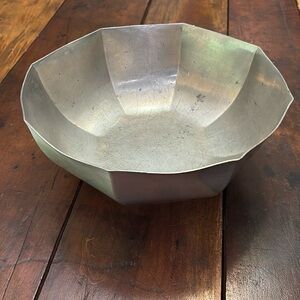 Vintage Gorham Pewter Octette Bowl - Marked PH7 - Vintage Condition As Pictured.